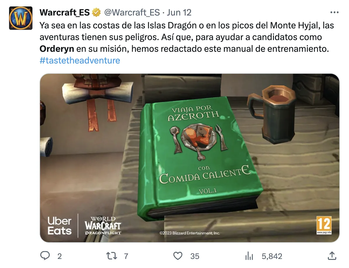 Uber Eats x World of Warcraft